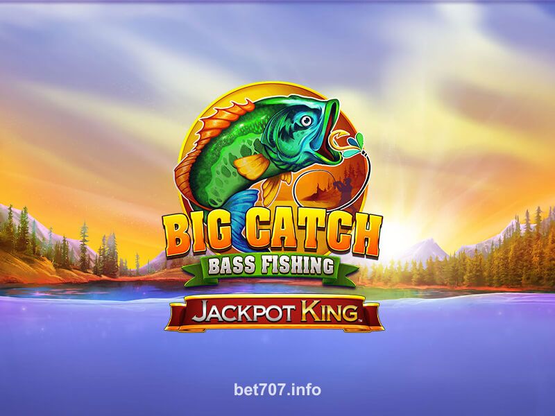 Imagem oficial do jogo Big Catch Bass Fishing Jackpot King disponível no 707 bet