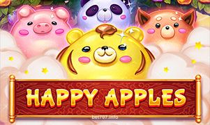 Imagem oficial do jogo Happy Apples disponível no 707 bet