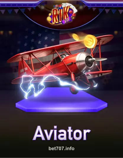 Imagem do jogo Rik Aviator Portrait no 707 bet